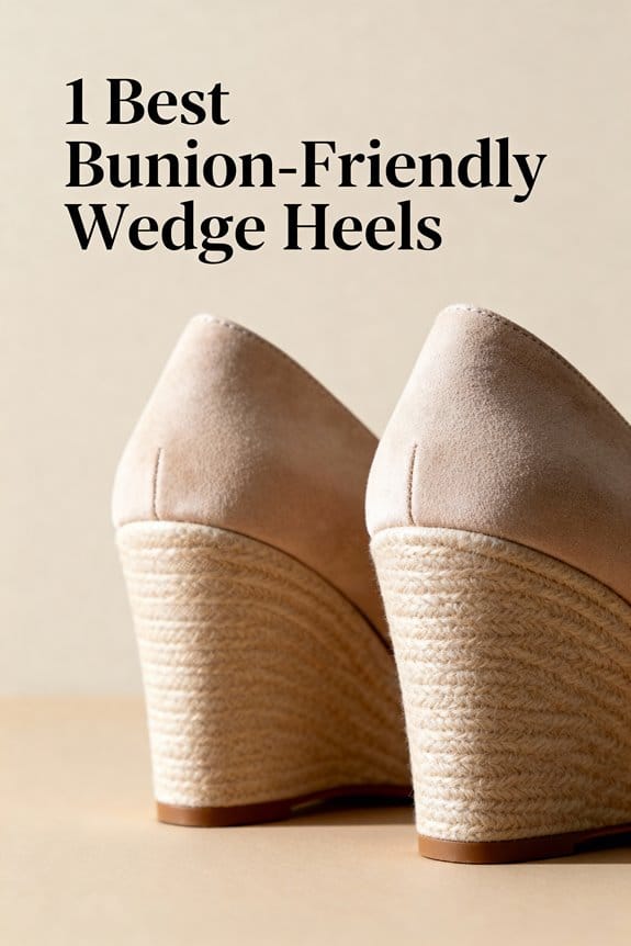 comfortable bunion friendly wedge heels