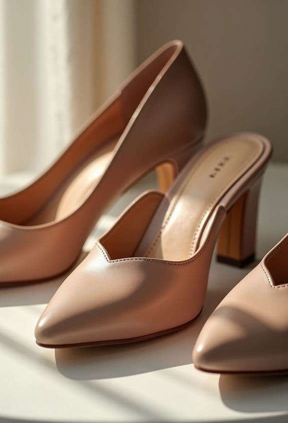 comfortable business travel heels